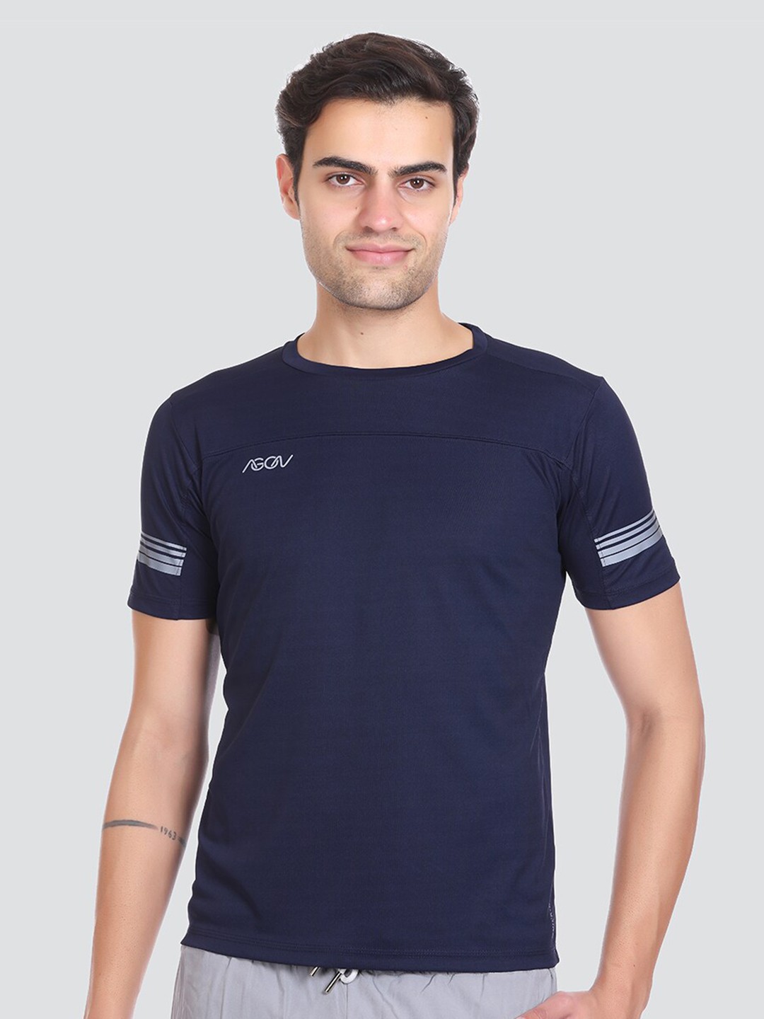 

AGON Dri-FIT Training or Gym T-shirt, Navy blue