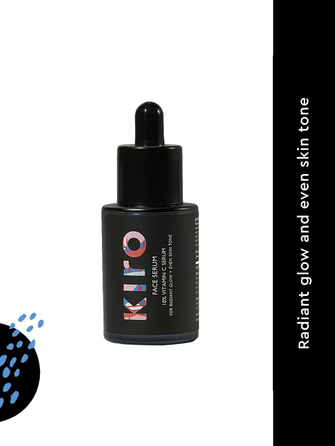 

KIRO 10% Vitamin C Serum for Radiant Glow & Even Skin Tone - 30 ml, Black