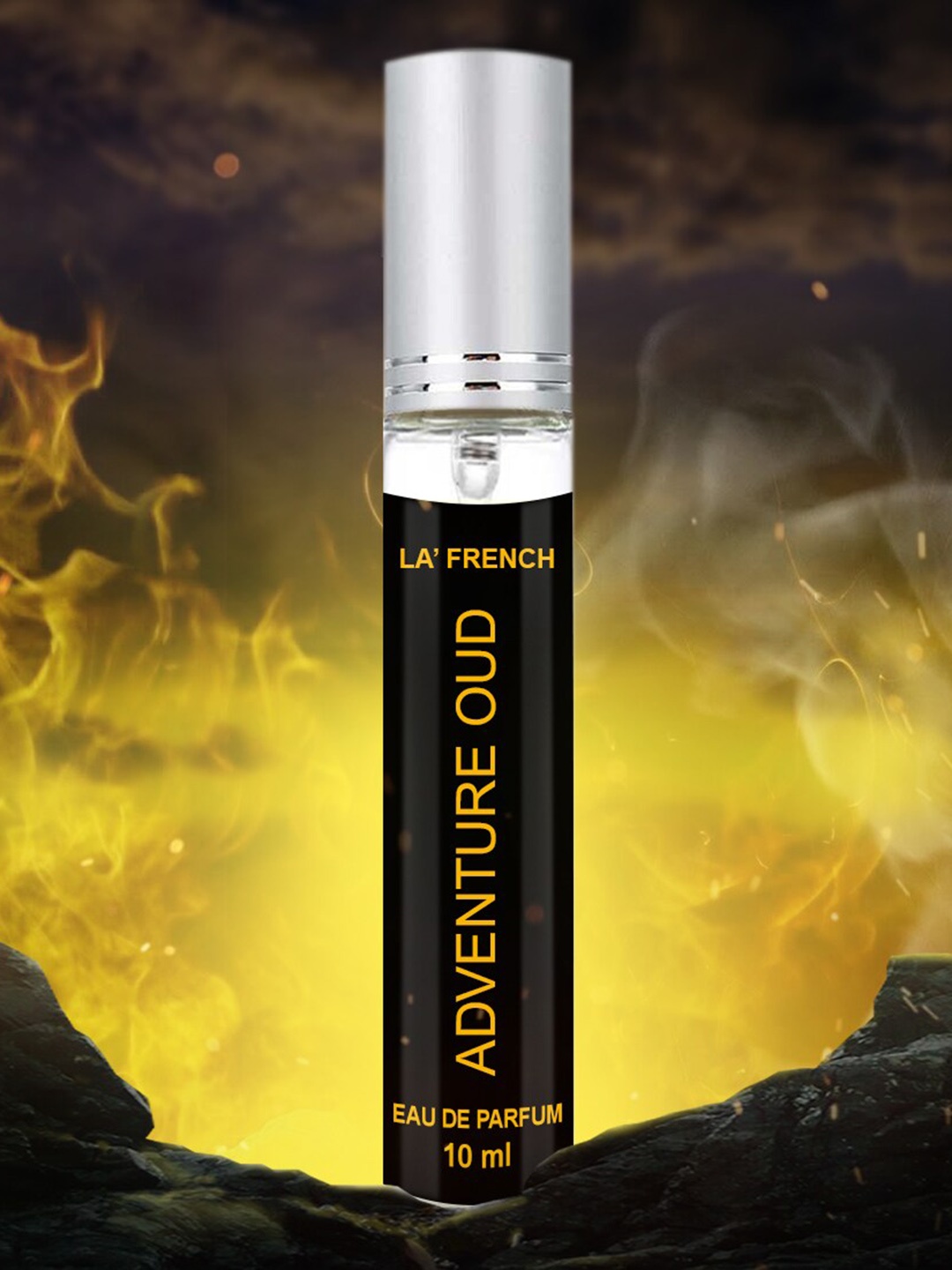 

La French Adventure Oud Long Lasting Eau De Parfum - 10ml, Black