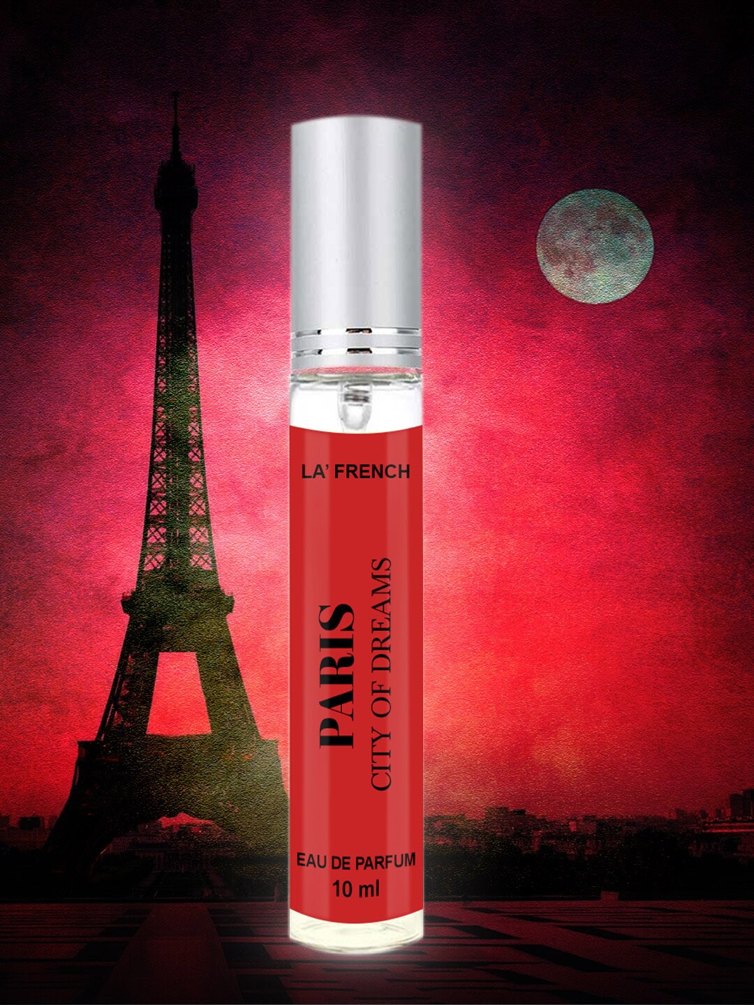

La French Paris City Of Dreams Long Lasting Eau De Parfum - 10ml, Red