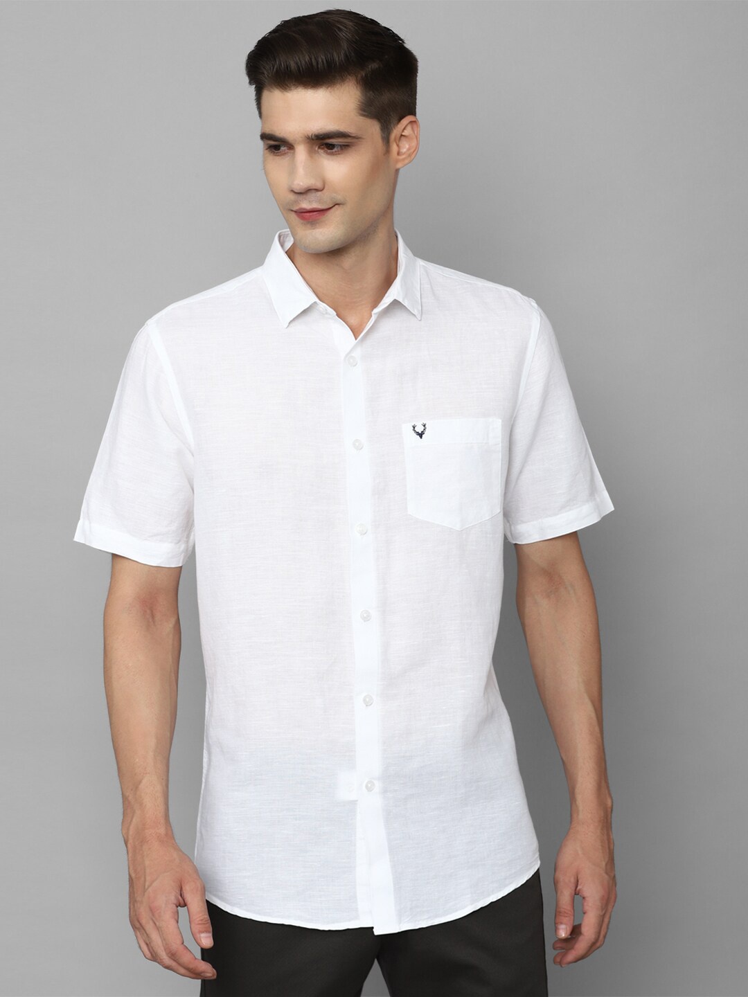 

Allen Solly Slim Fit Opaque Casual Shirt, White