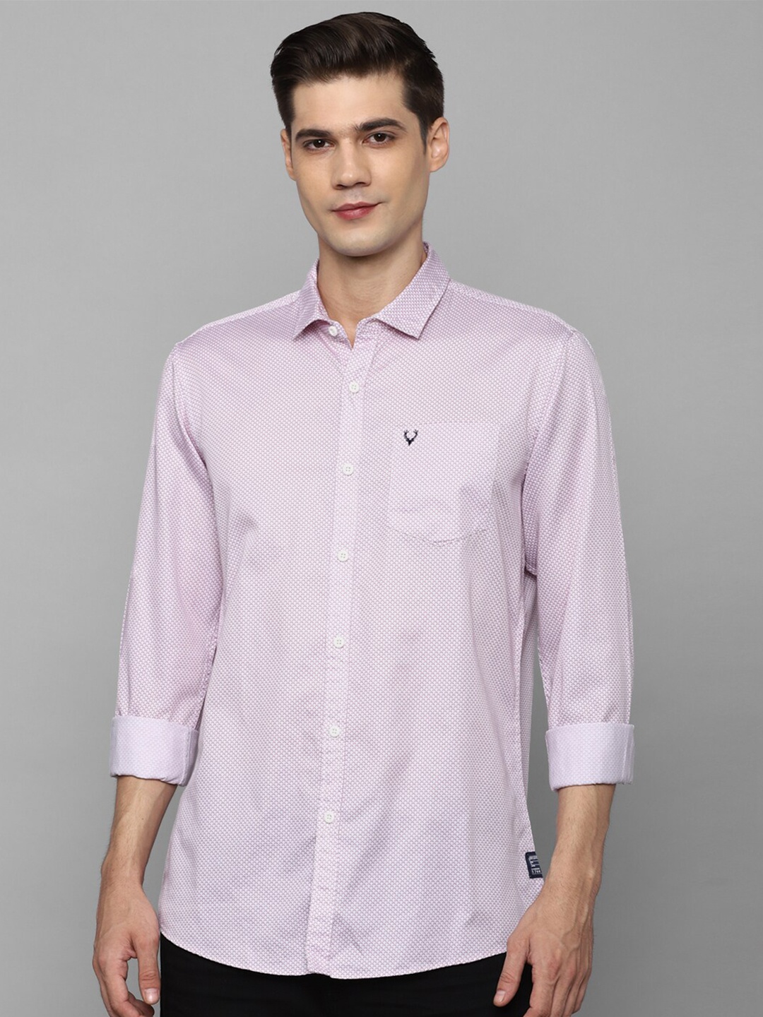 

Allen Solly Sport Printed Cotton Casual Shirt, Purple