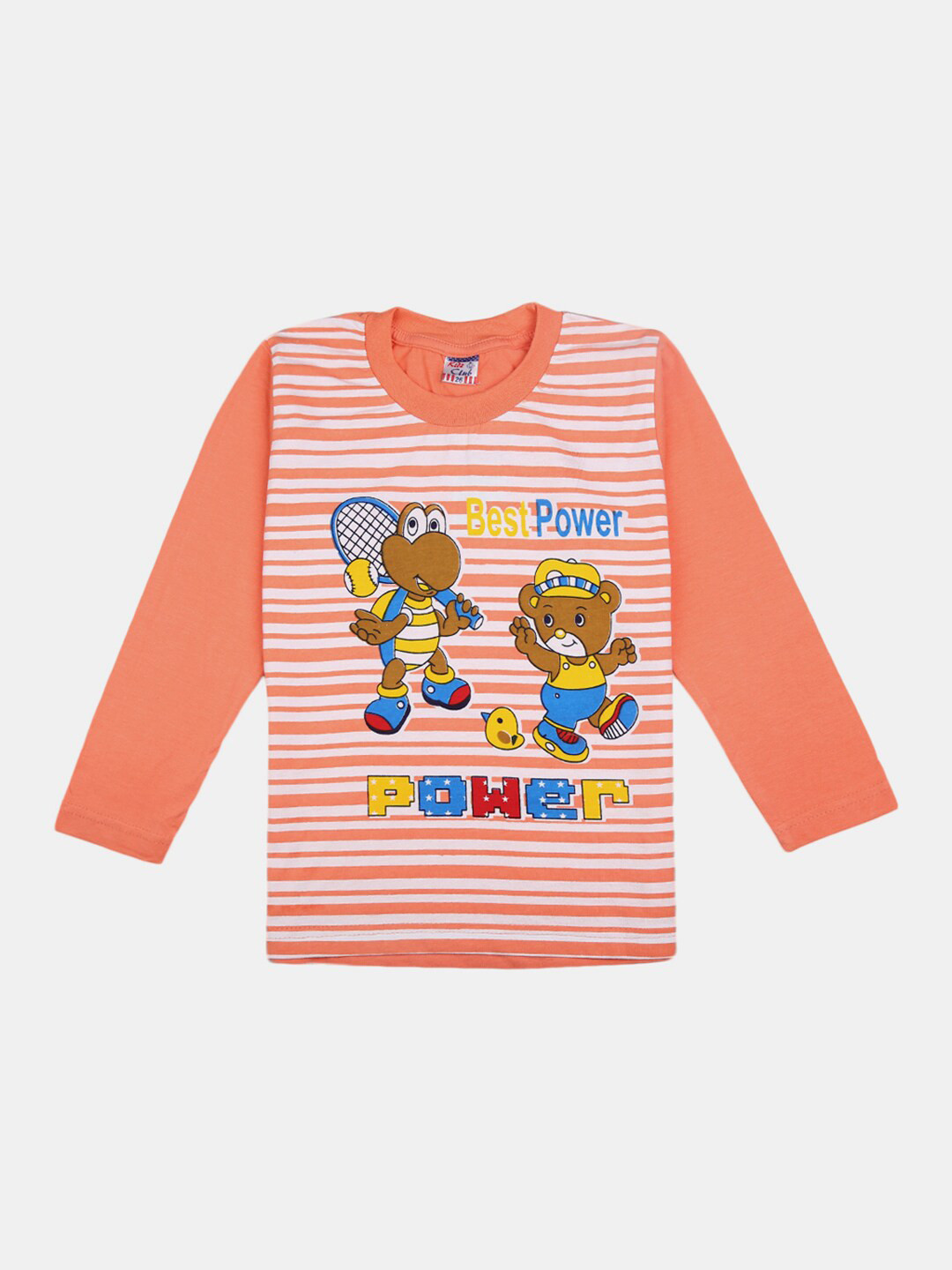 

V-Mart Boys Graphic Printed Pure Cotton T-Shirt, Orange