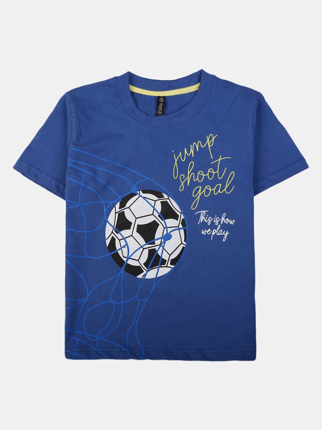 

V-Mart Boys Graphic Printed Cotton T-Shirt, Blue