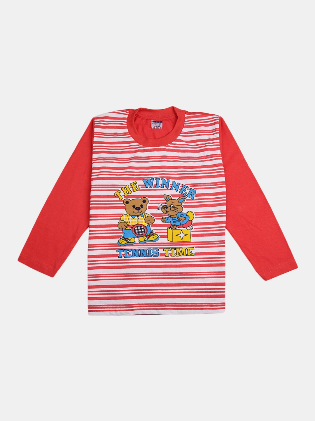 

V-Mart Boys Graphic Printed Cotton T-Shirt, Red