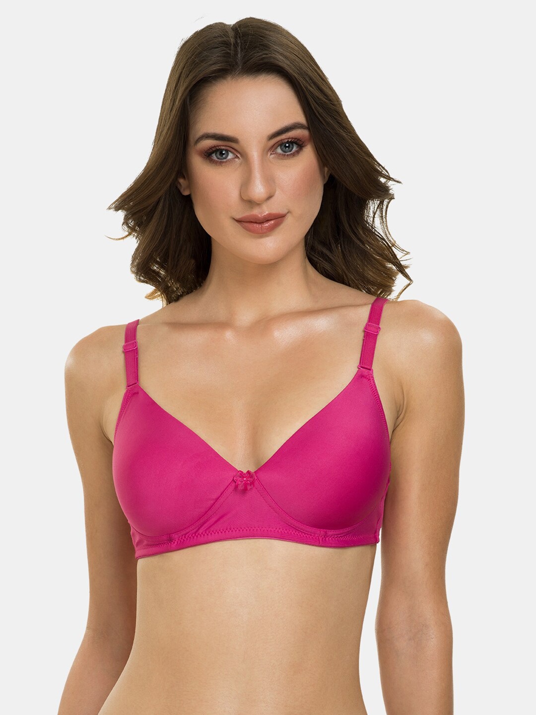 

Tweens Full Coverage Lightly Padded T-shirt Bra All Day Comfort, Pink