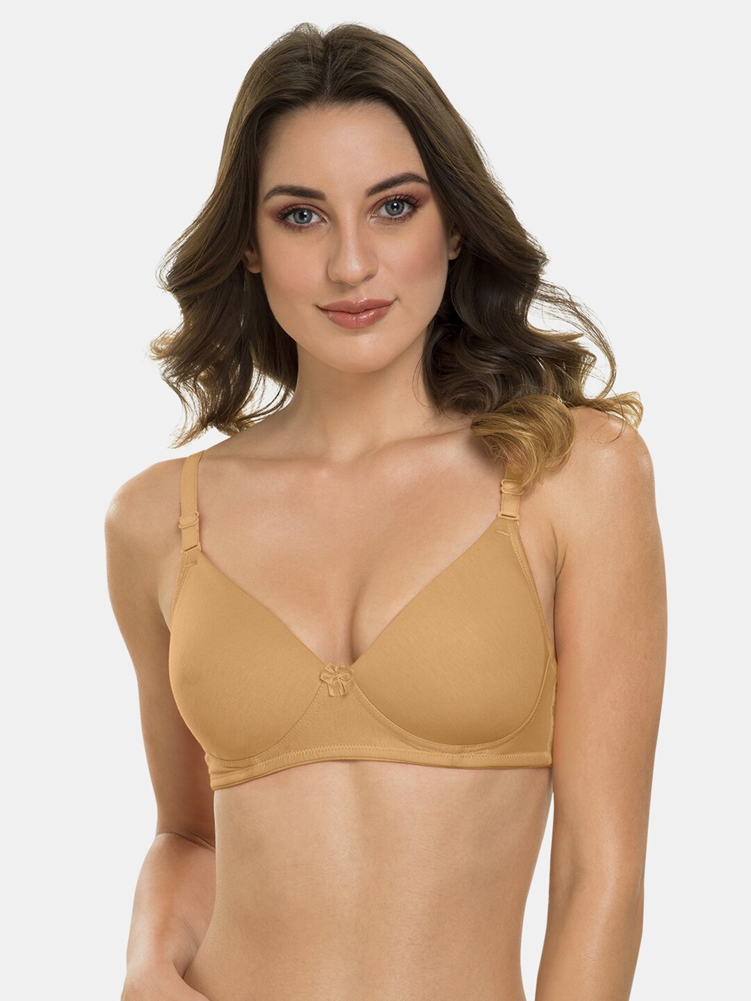 

Tweens Full Coverage Lightly Padded T-shirt Bra All Day Comfort, Beige