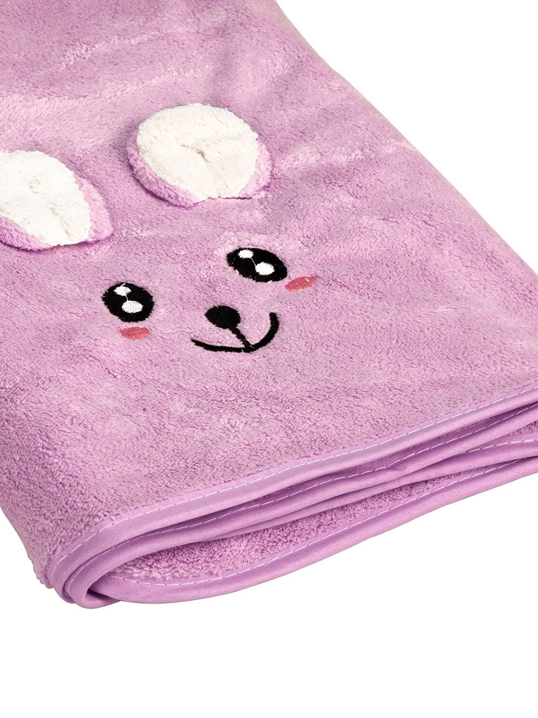

Butterthief Infants Purple 210 GSM Cotton Hooded Wrapper Bath Towel