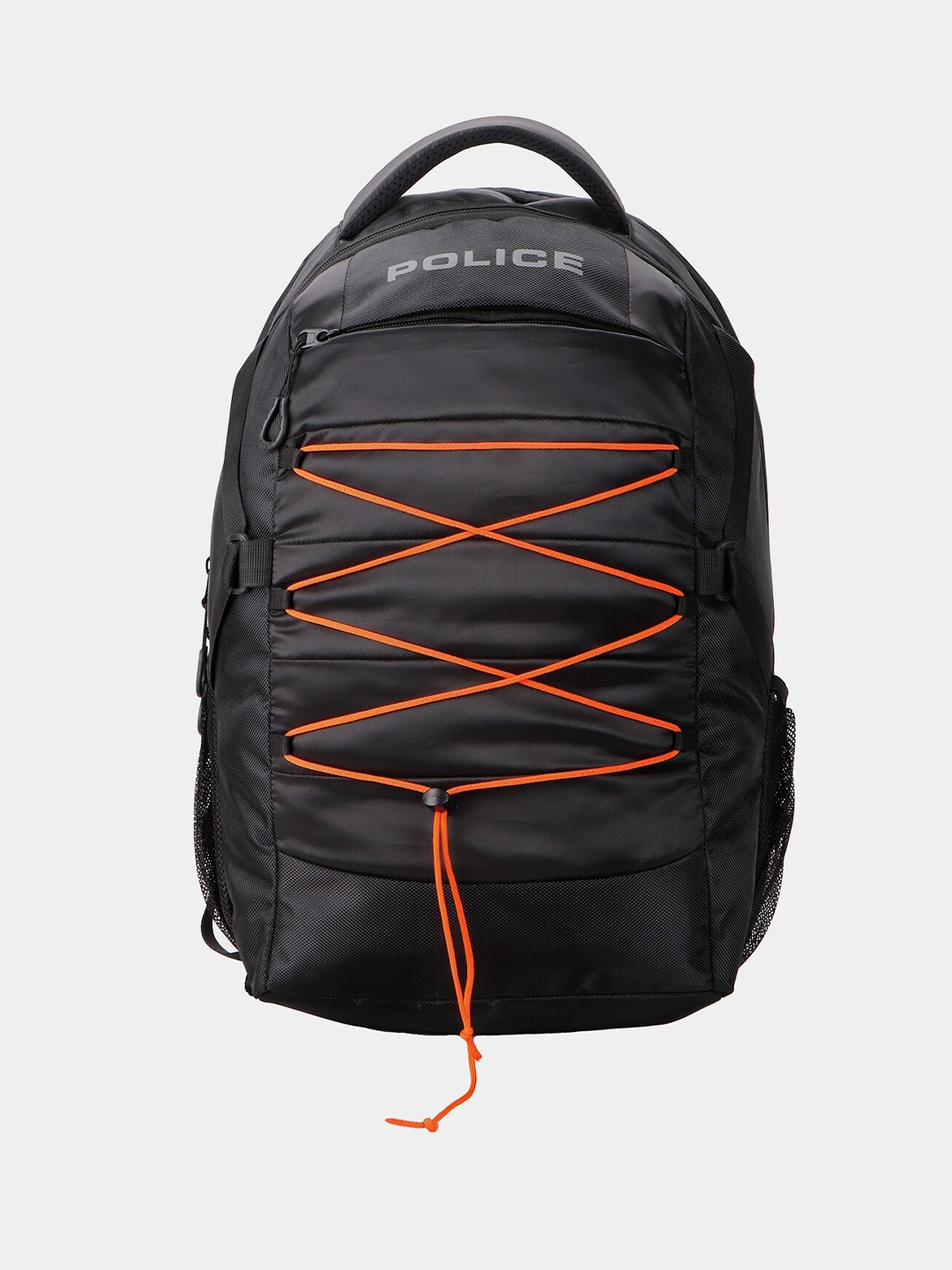 

Police Men Brand Logo Printed Upto 14 Inch Ergonomic Backpack, Black