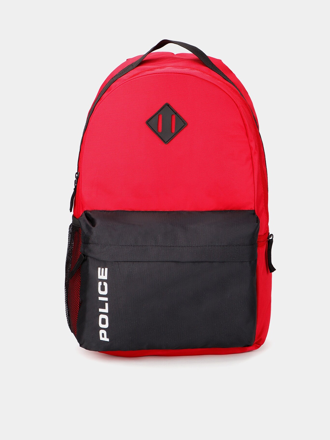 

Police Men Colourblocked Laptop Backpack, Red