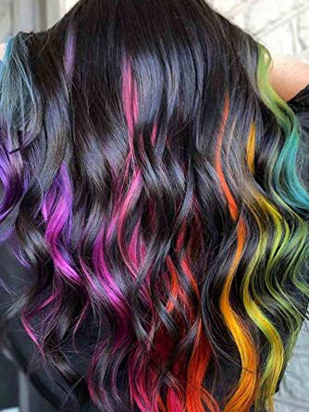 

CHANDERKASH Set Of 12 Synthetic Party Highlights Hair Extensions With Clips-55.88cm Each, Pink