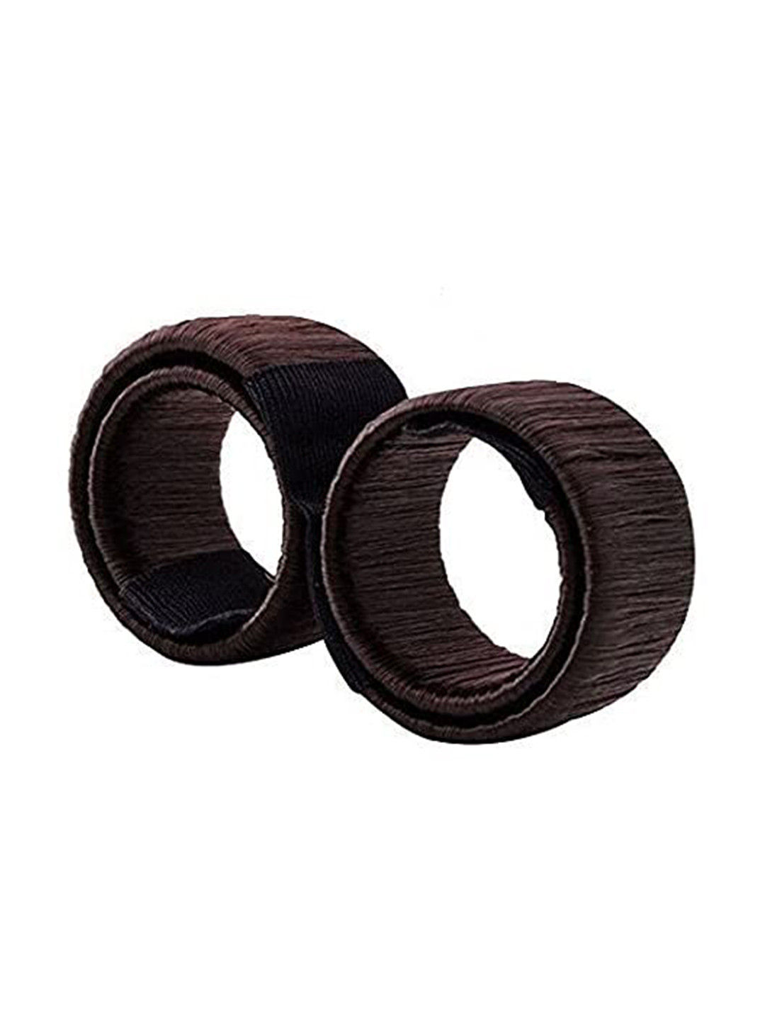 

CHANDERKASH Women Set of 2 Hair Bun Makers, Black