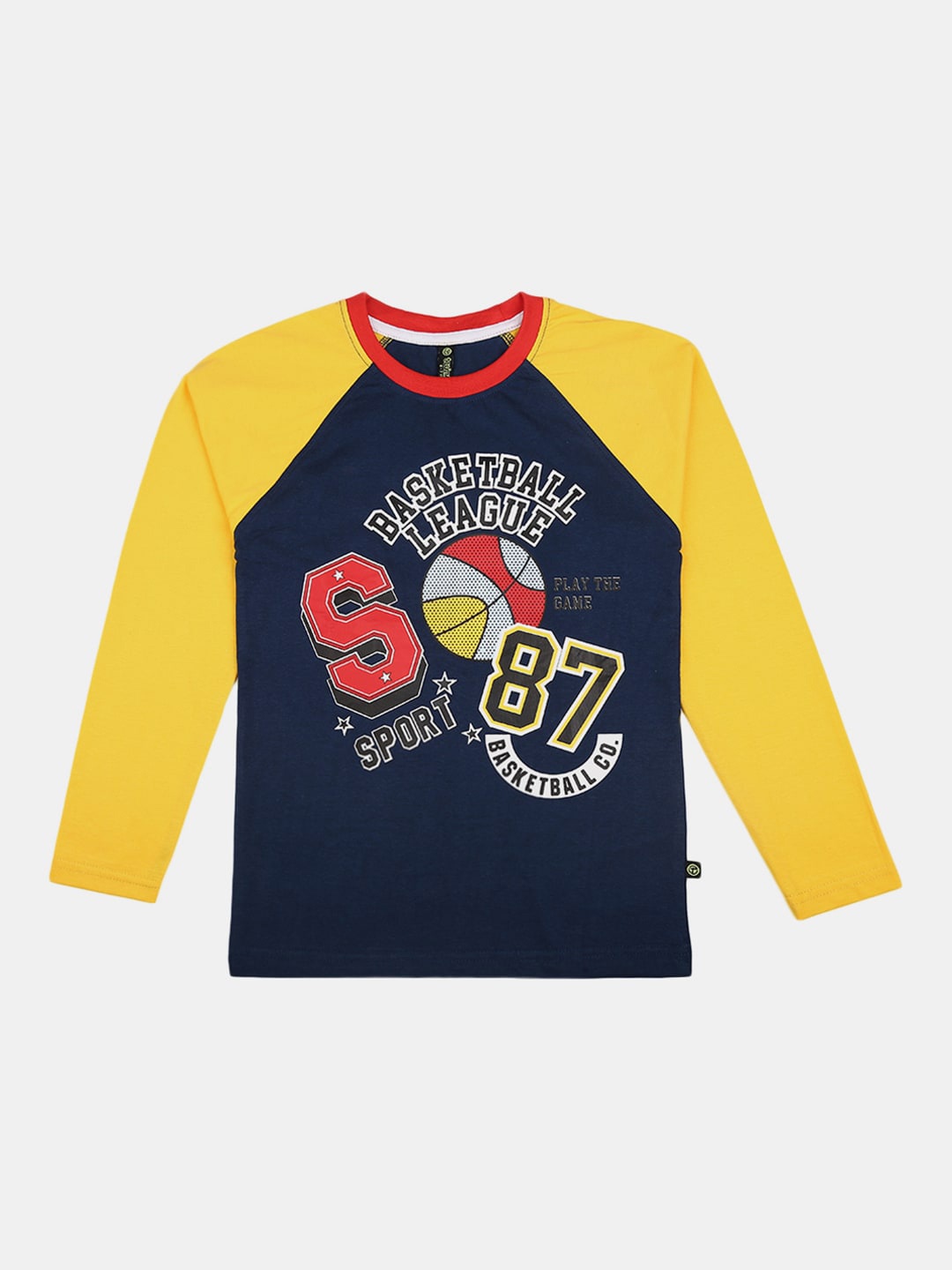 

V-Mart Boys Typography Printed Cotton T-shirt, Blue