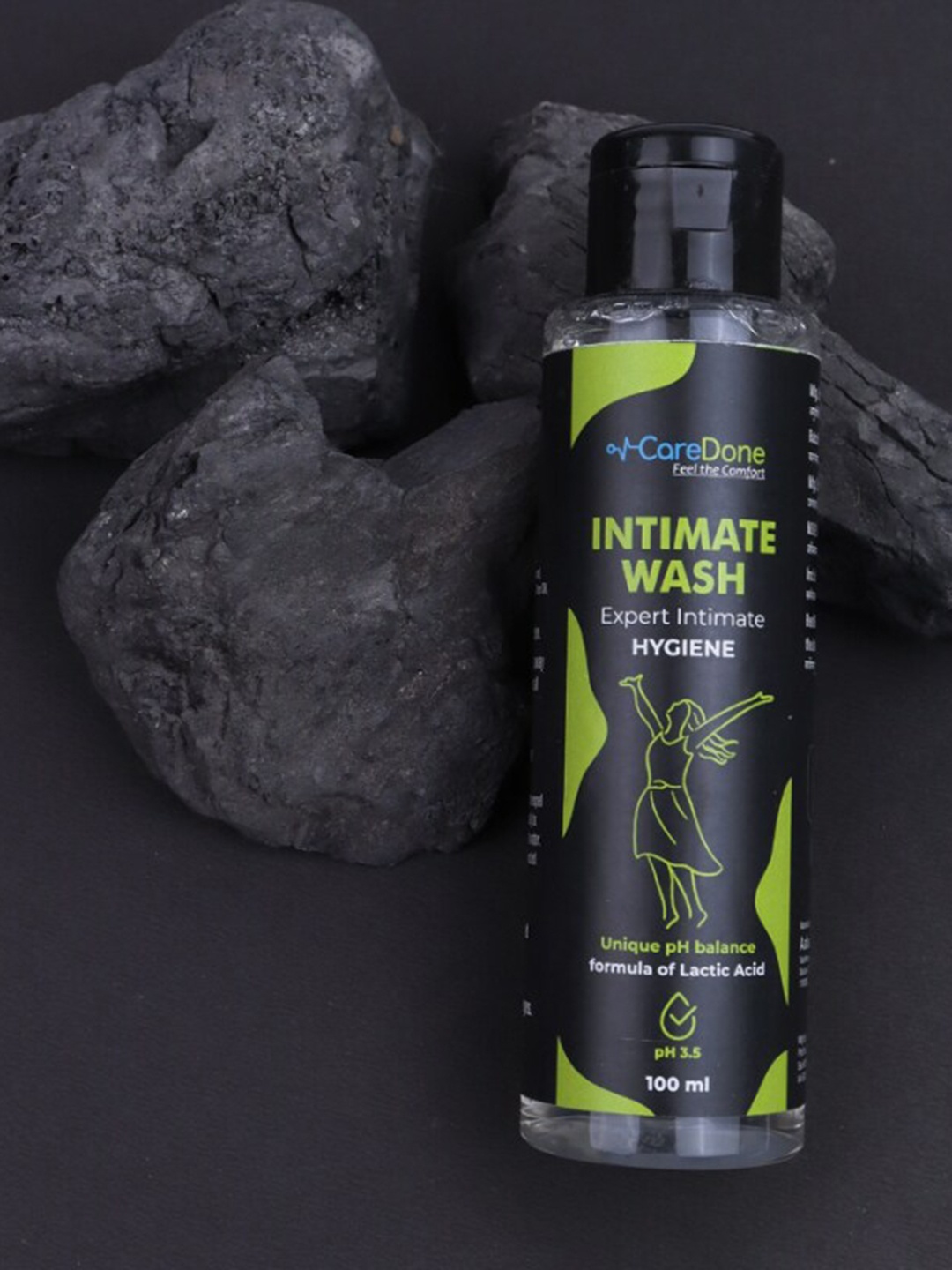 

CareDone Natural Intimate Wash With Tea Tree Oil-100 ml, Black