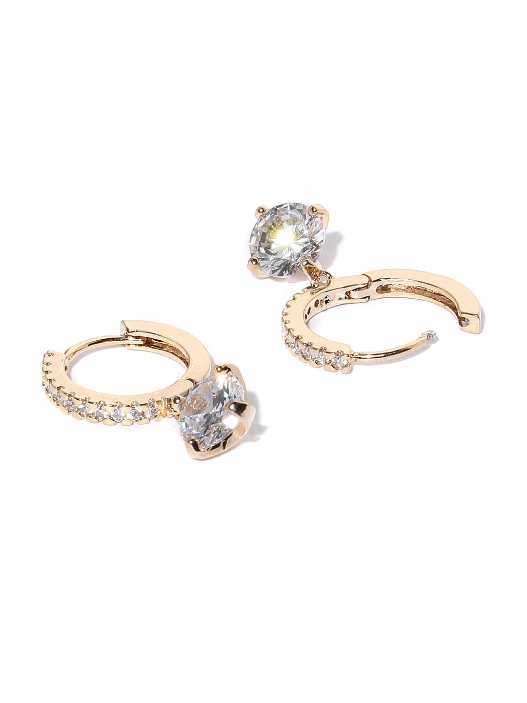 

OOMPH Contemporary Hoop Earrings, Gold