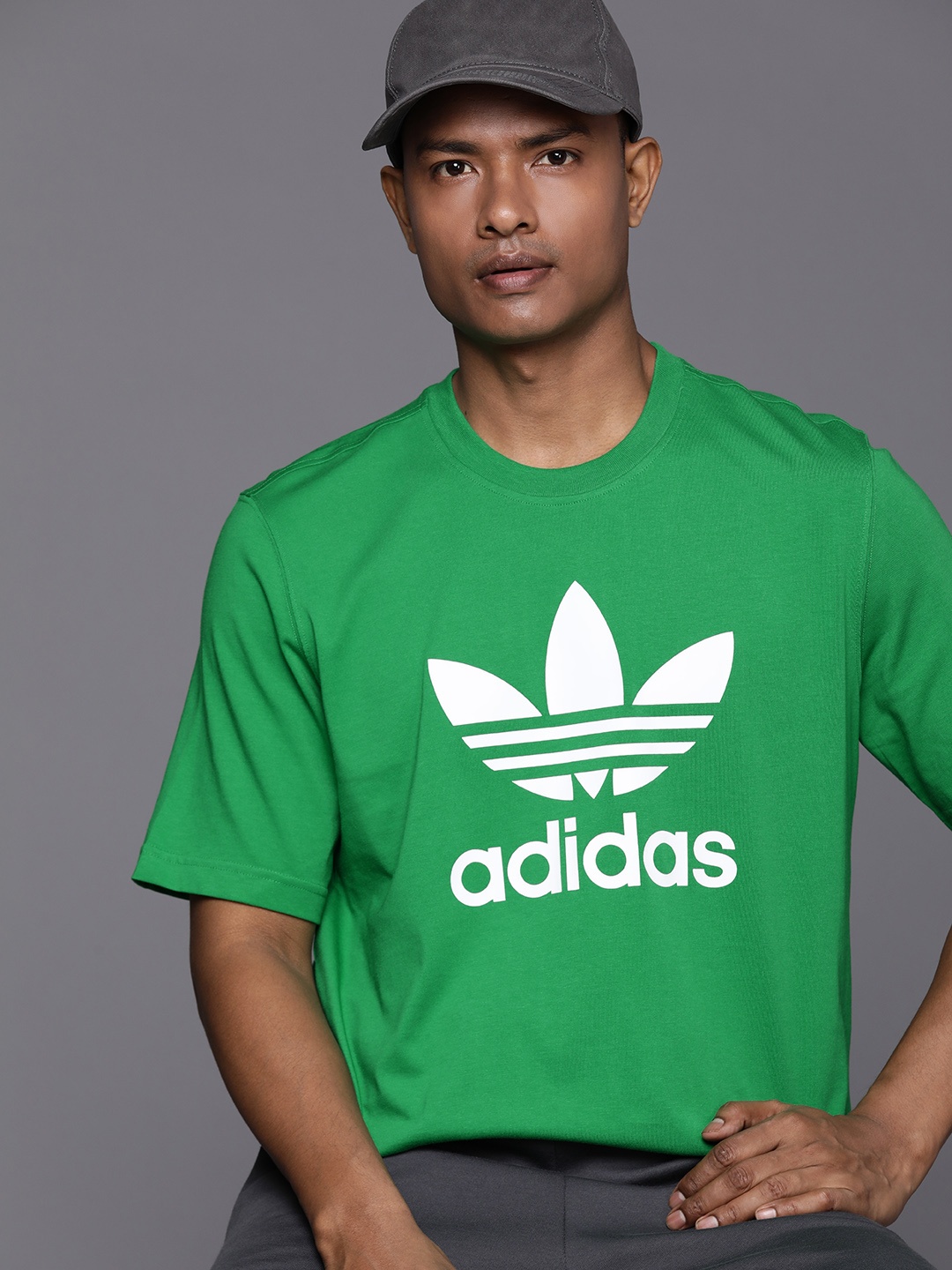 

ADIDAS Originals Cotton Classics TREFOIL Printed T-shirt, Green