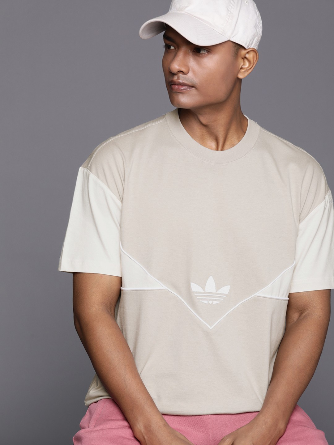 

ADIDAS Originals Cotton Seasonal Archive T-shirt, Beige