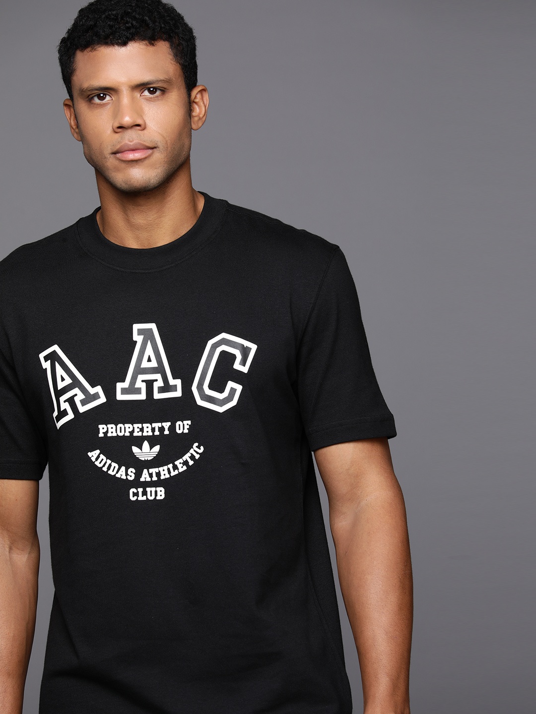 

ADIDAS Originals Men Hack AAC Printed Pure Cotton T-shirt, Black