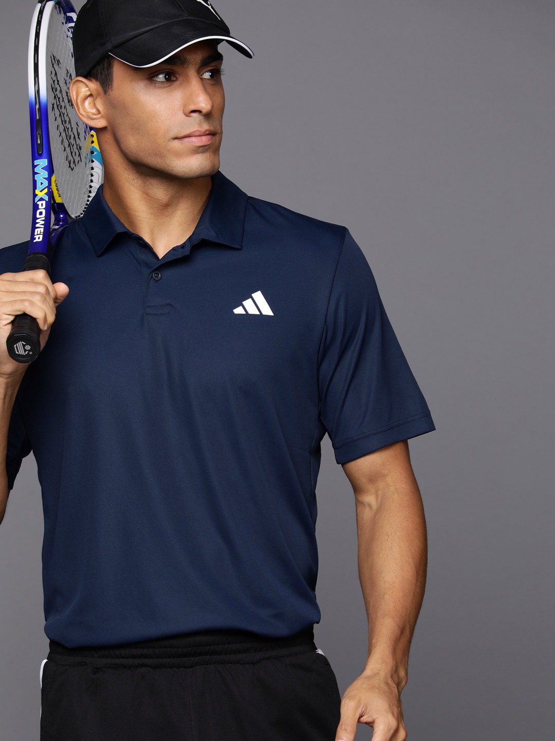 

ADIDAS AEROREADY Polo Collar Sports T-shirt, Blue