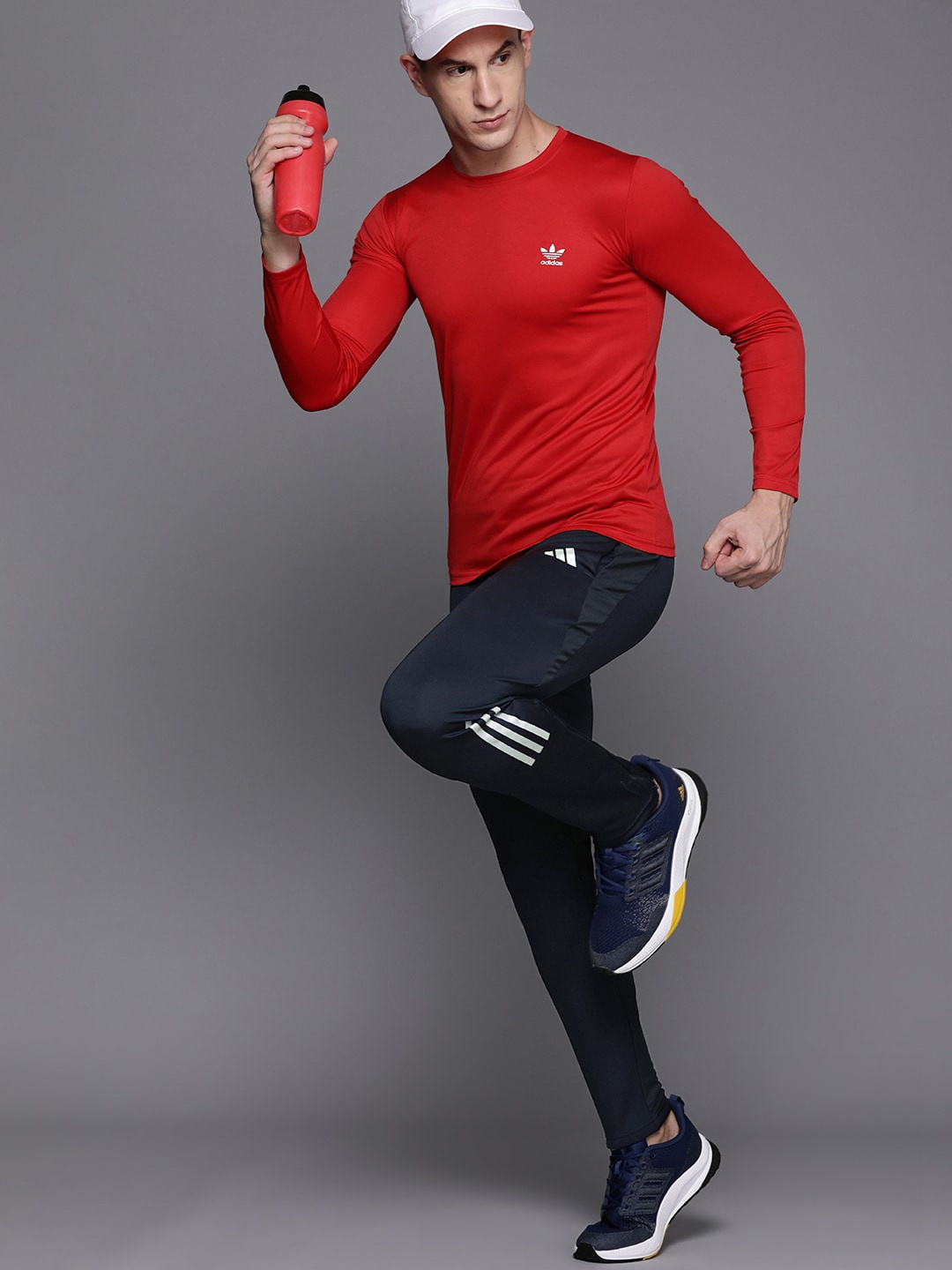 

ADIDAS Men Own The Run Astro Knit Track Pants, Navy blue