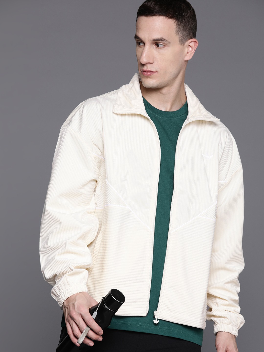 

ADIDAS Originals Corduroy Track Jacket, Off white