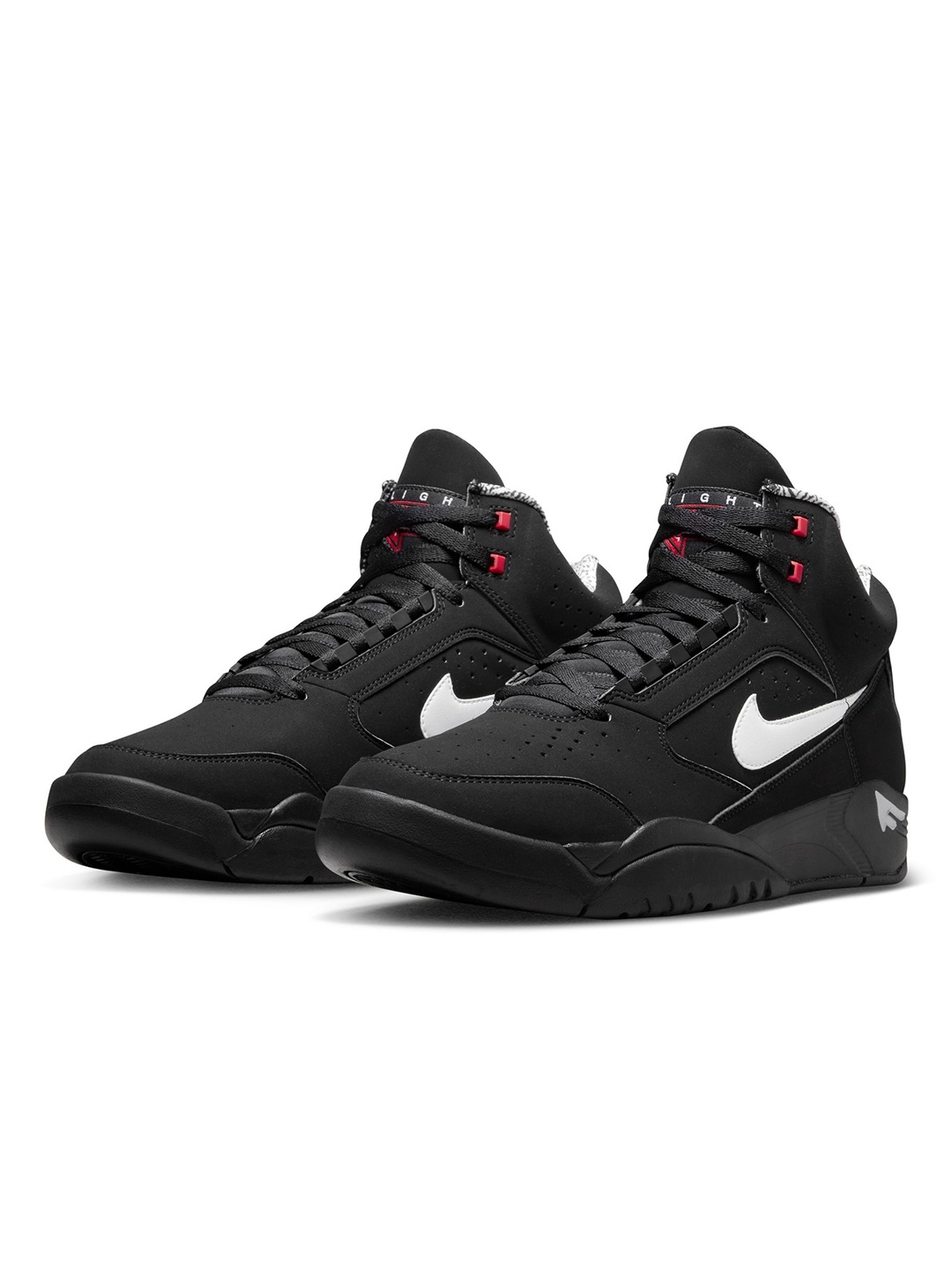 

Nike Men Air Flight Lite Mid Sneakers, Black