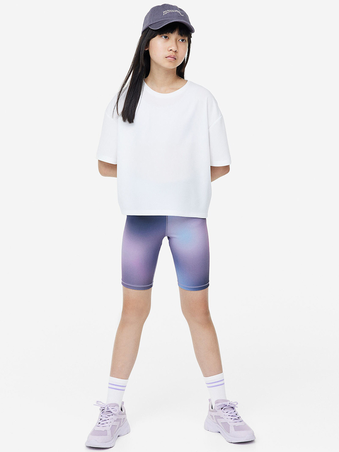 

H&M Girls 2-Piece DryMove Sports Set, Purple