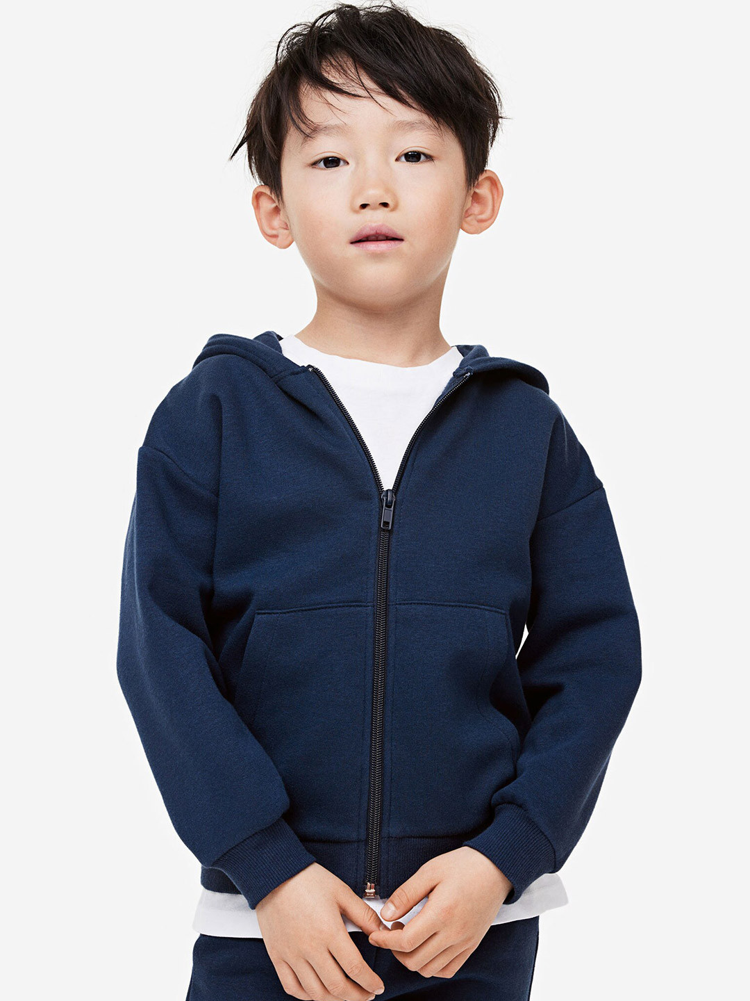 

H&M Boys Zip-Through Hoodie, Blue
