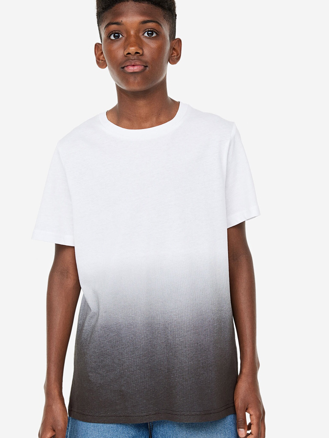 

H&M Boys Pure Cotton T-shirt, White