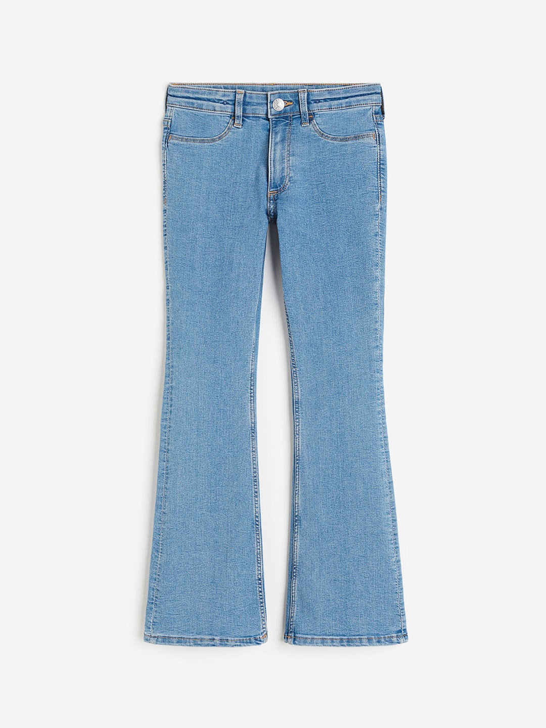 

H&M Girls Flared Leg Low Jeans, Blue