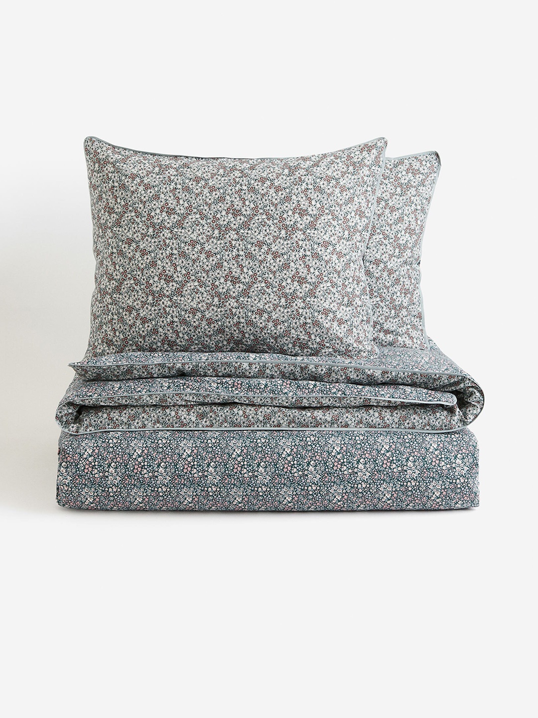 

H&M Green Cotton Double/King Duvet Cover Set