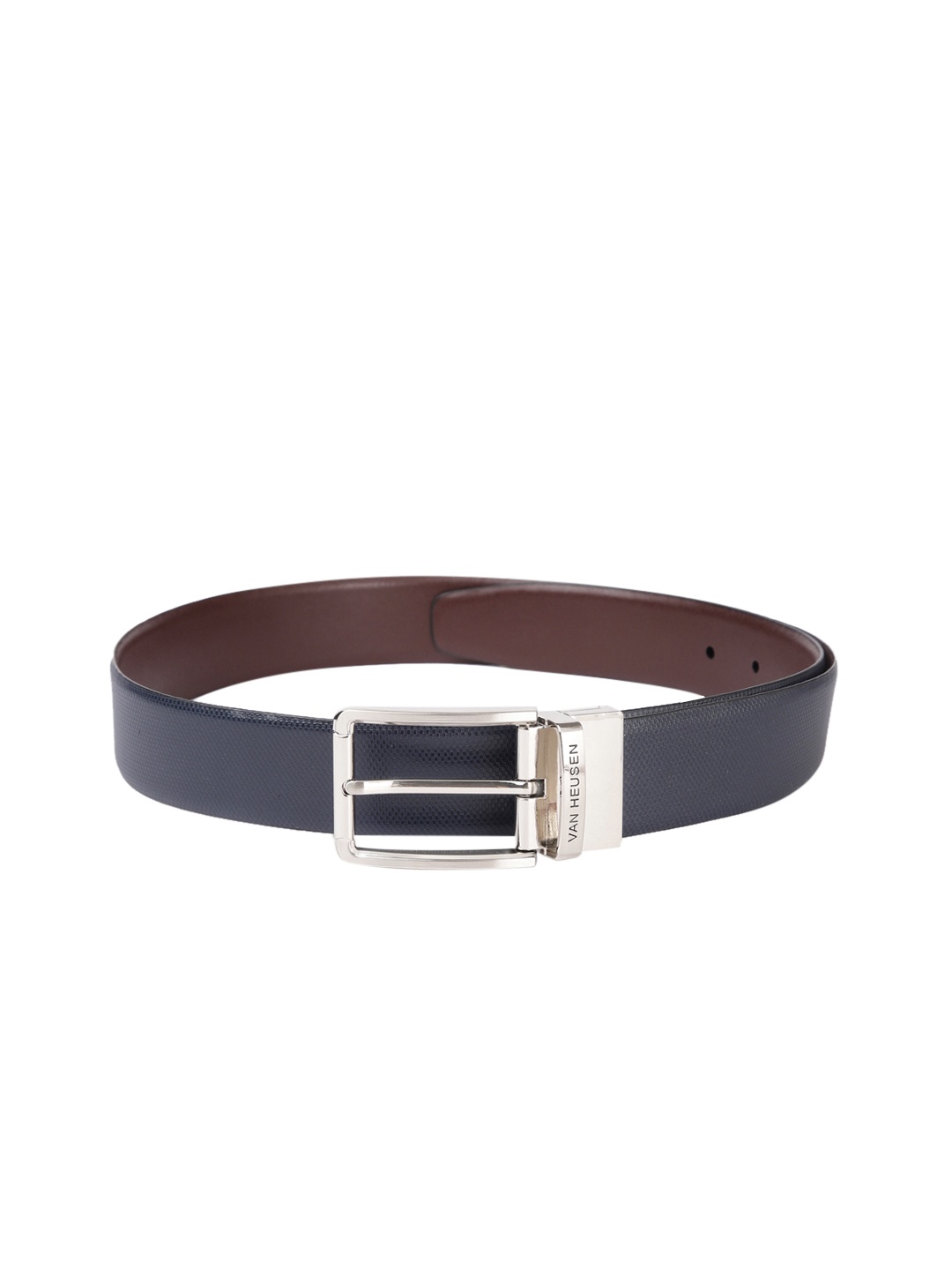 

Van Heusen Men Leather Reversible Belt, Navy blue