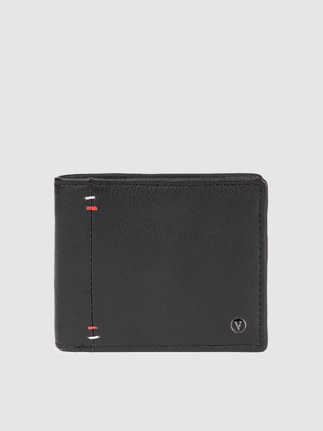 

Van Heusen Men Leather Two Fold Wallet, Black