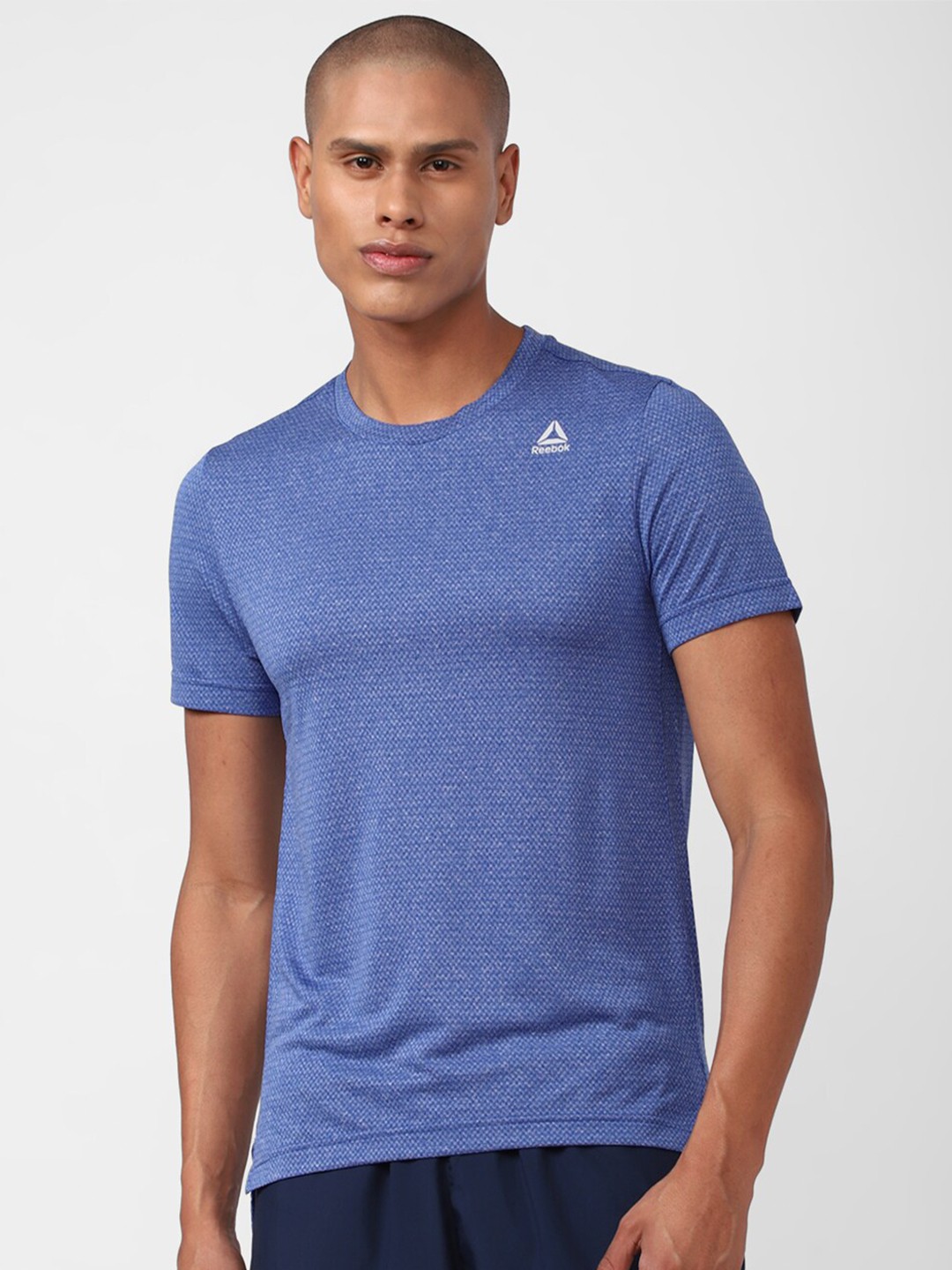 

Reebok WOR Melange Tech Top REG T-Shirt, Blue