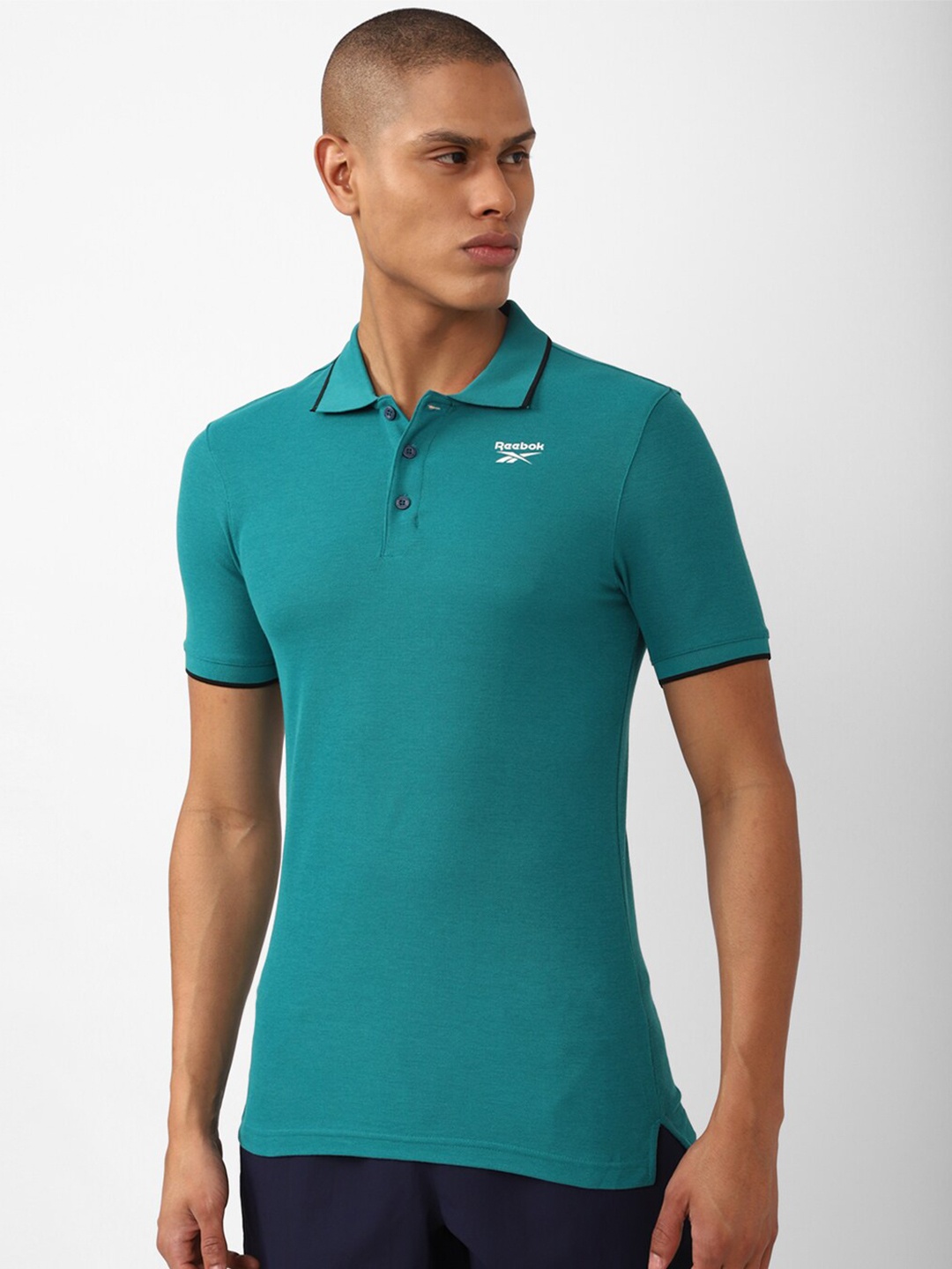 

Reebok TE Polo T-Shirt, Teal