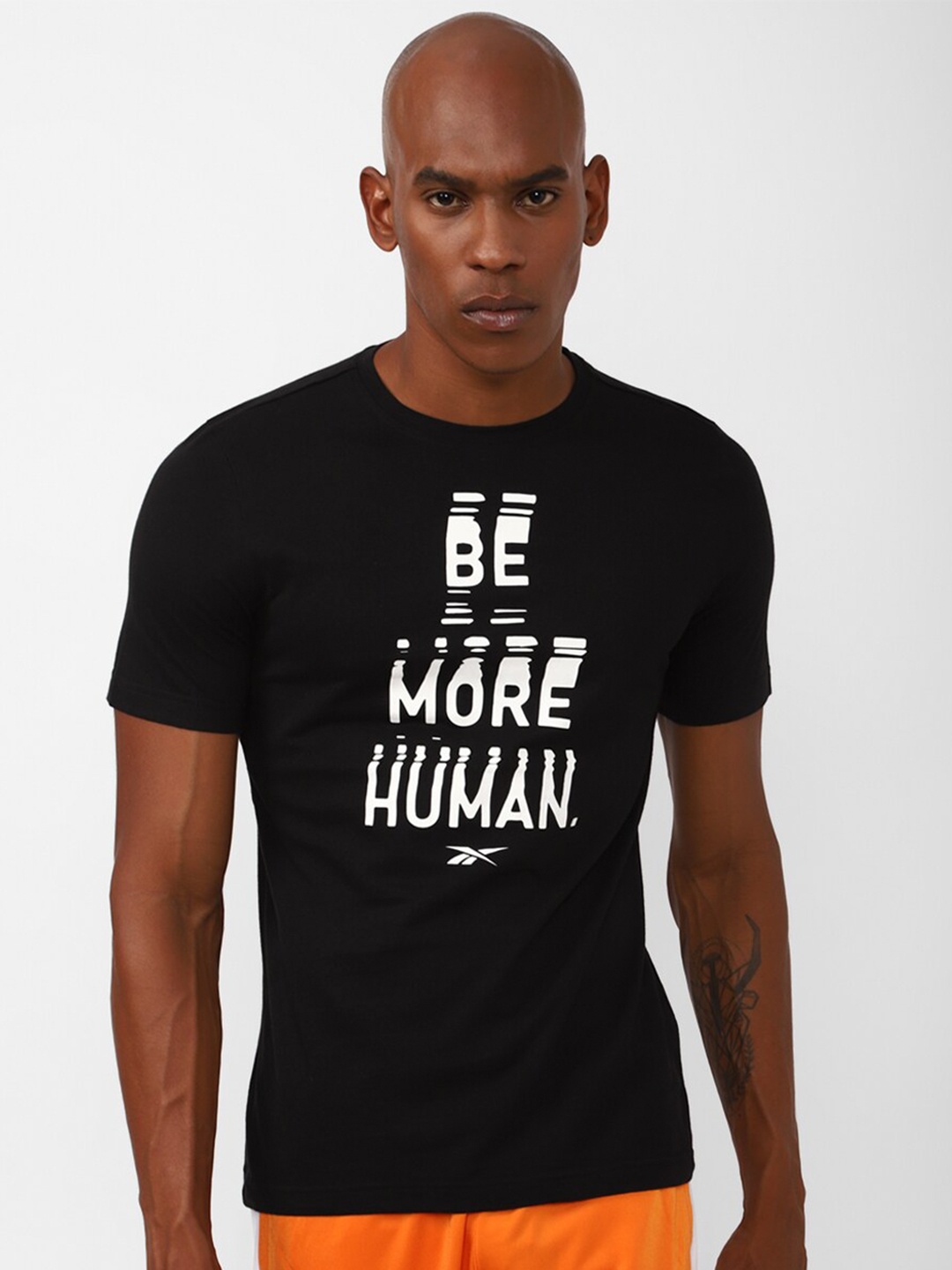 

Reebok Training Human Crew T-Shirt, Black