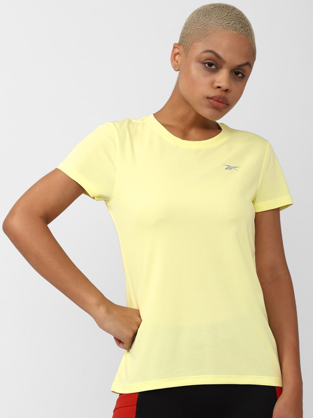 

Reebok Running Essentials Short Sleeve T-Shirt, Yellow