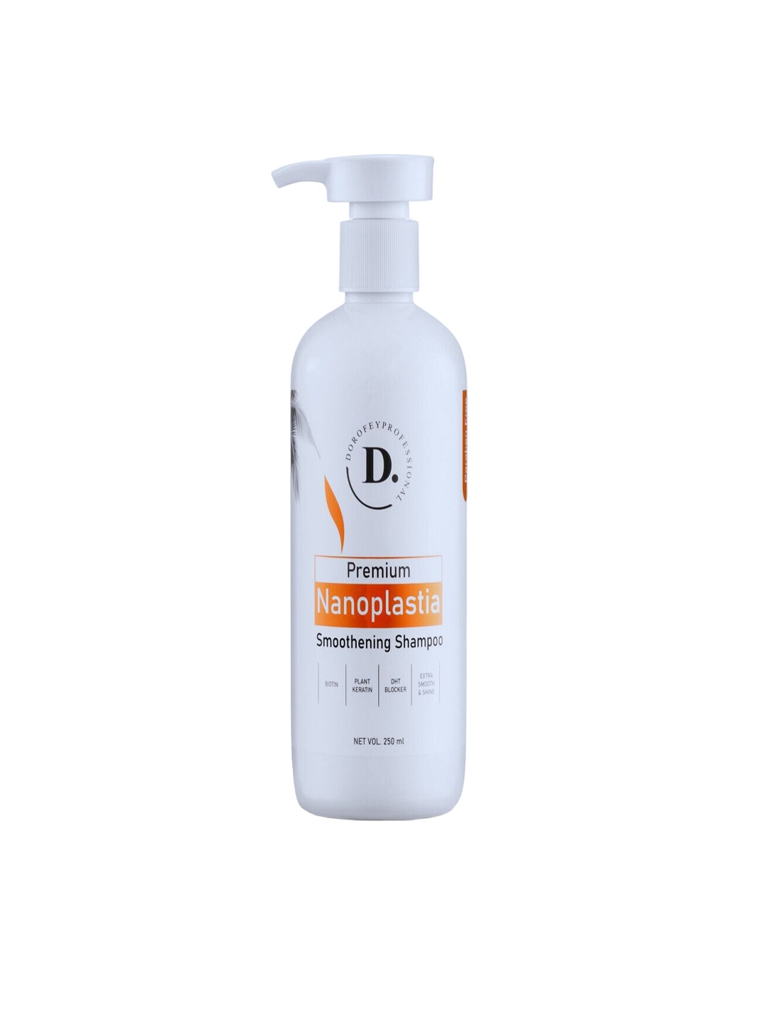 

DOROFEY PROFESSIONAL Premium Nanoplastia Smoothening Shampoo with Biotin & Keratin - 250ml, White