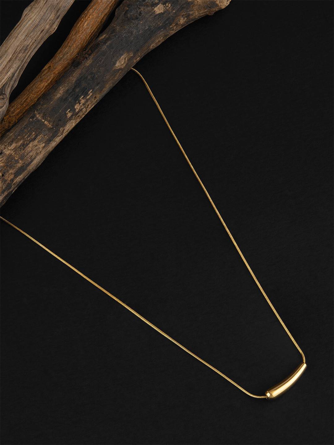 

E2O Gold-Plated Pendant Necklace