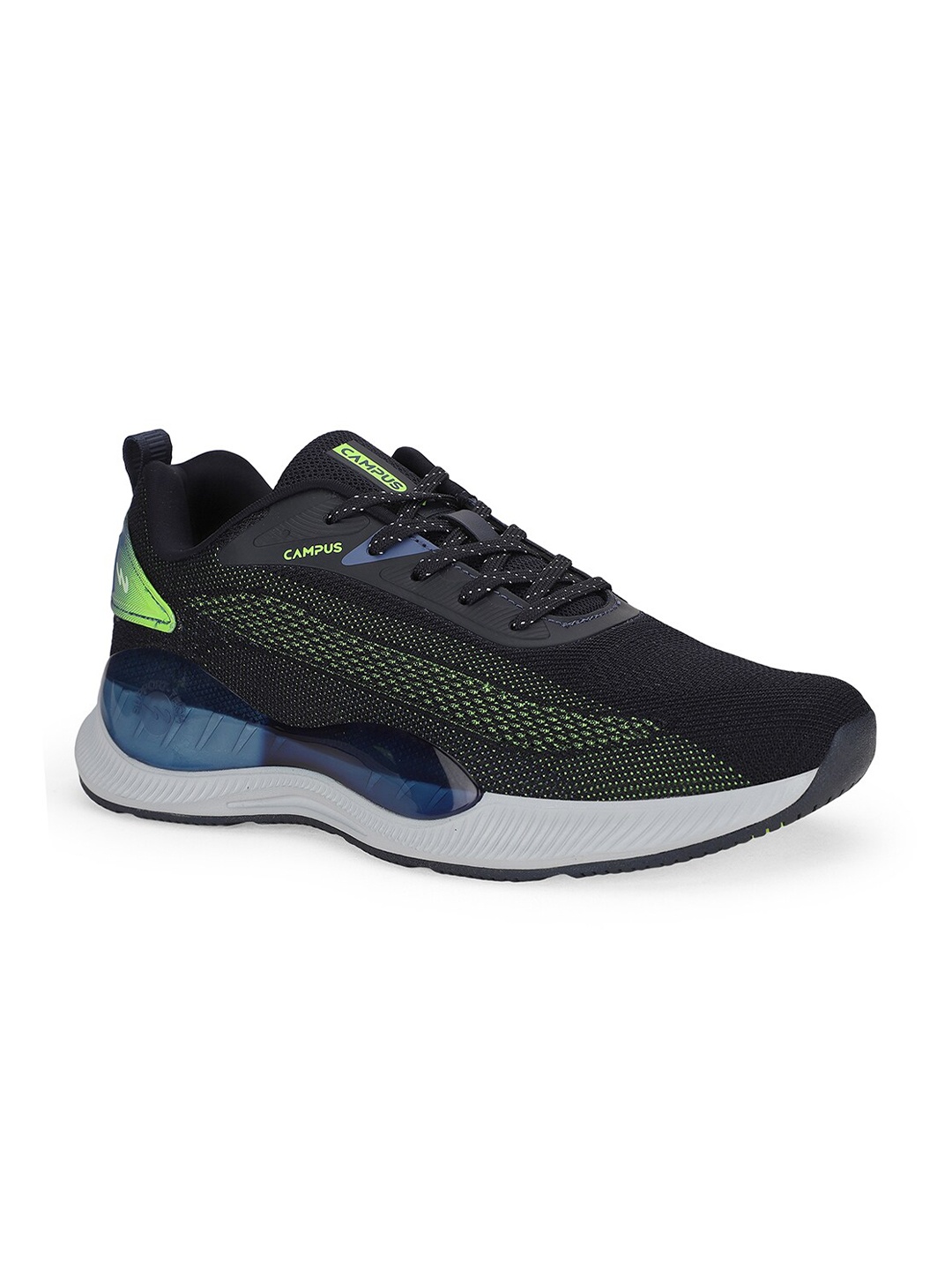 

Campus Men Mesh Running Non-Marking Shoes, Navy blue