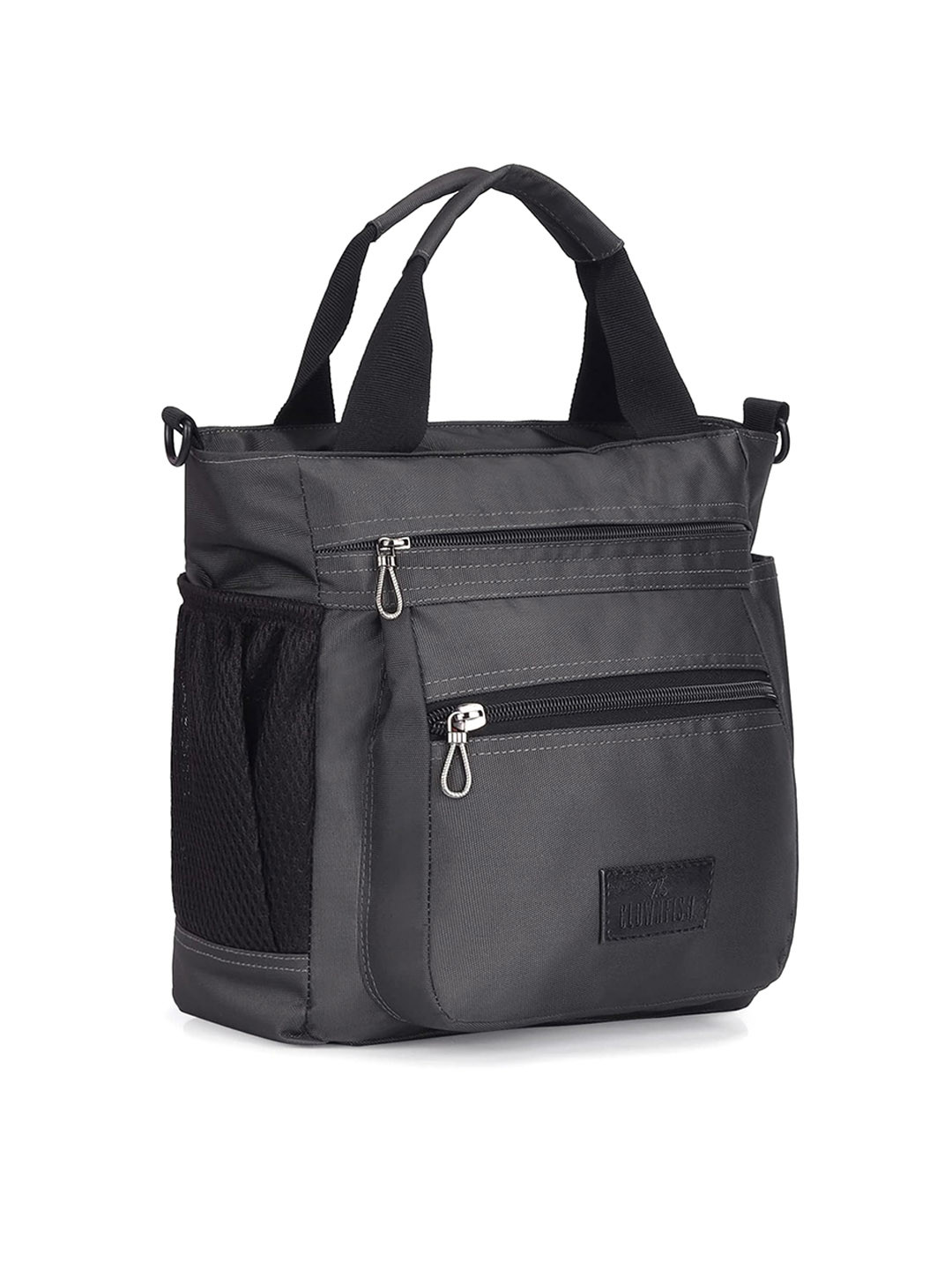 

THE CLOWNFISH Structured Shoulder Bag, Black