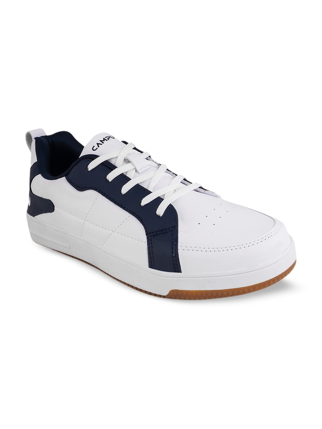 

Campus Men Colourblocked Lace-Up Sneakers, White