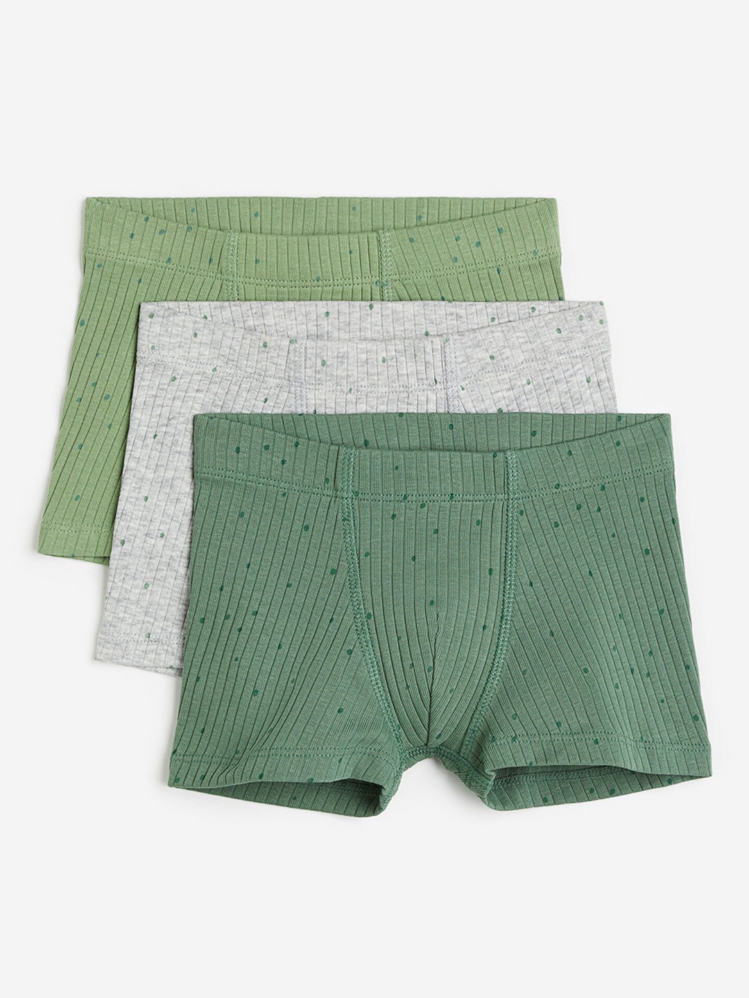 

H&M Boys 3-Pack Boxer Shorts, Green