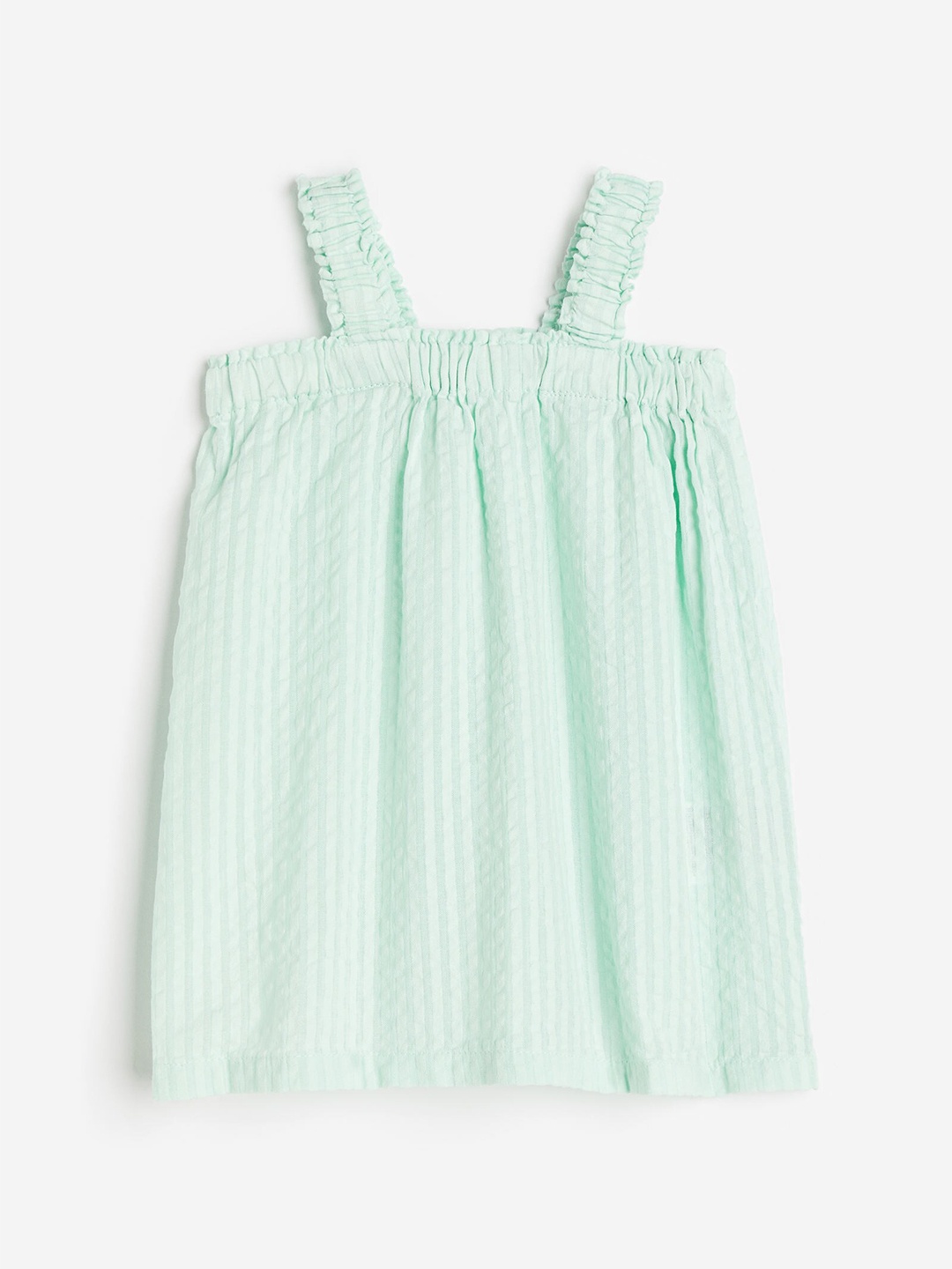 

H&M Girls Pure Cotton Dress, Sea green