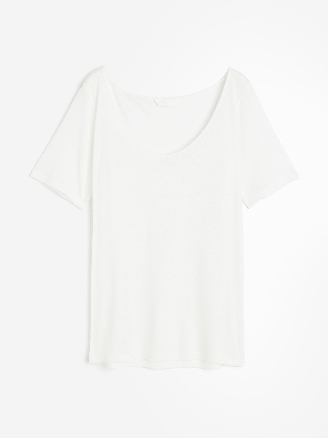 

H&M Lyocell T-Shirt, White