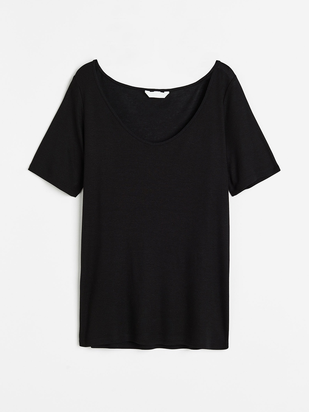 

H&M Lyocell T-Shirt, Black