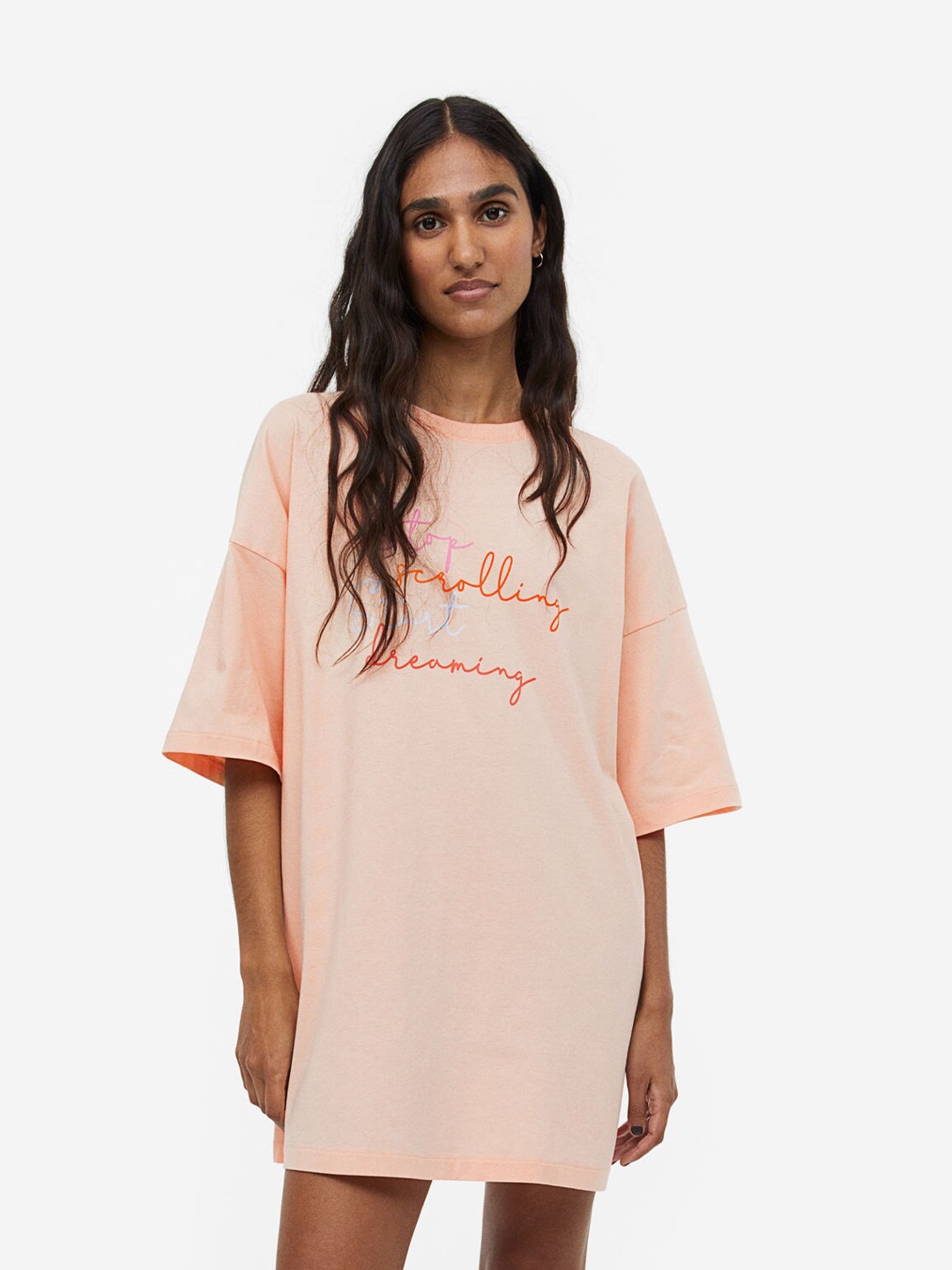 

H&M Cotton Nightdress, Pink