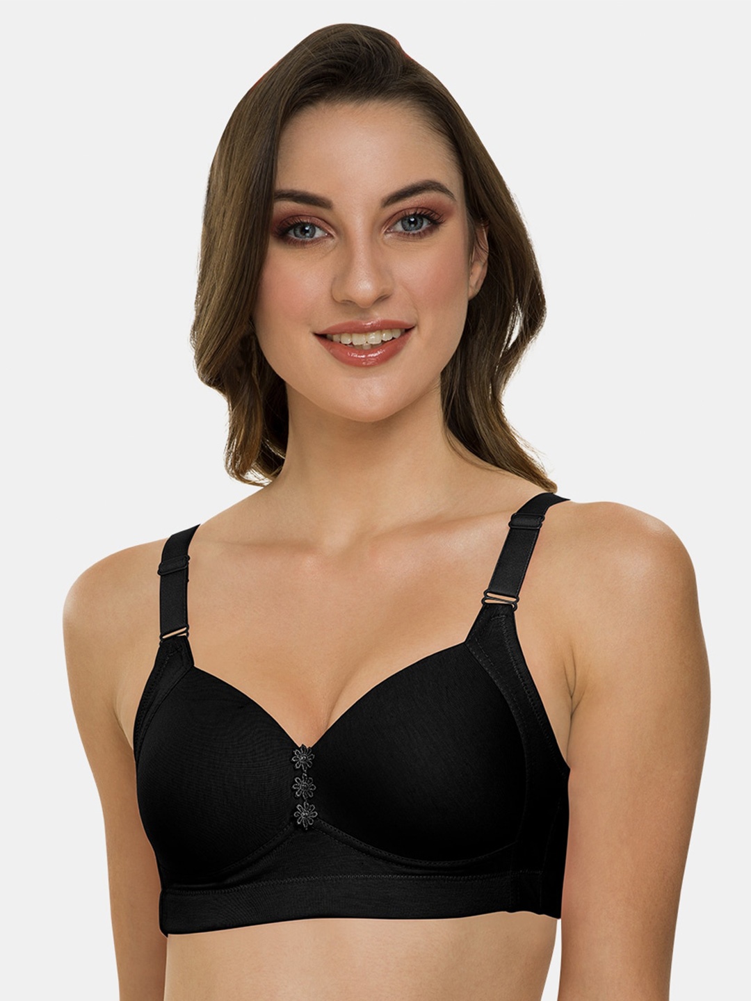 

Tweens Full Coverage Lightly Padded Minimizer Bra All Day Comfort, Black