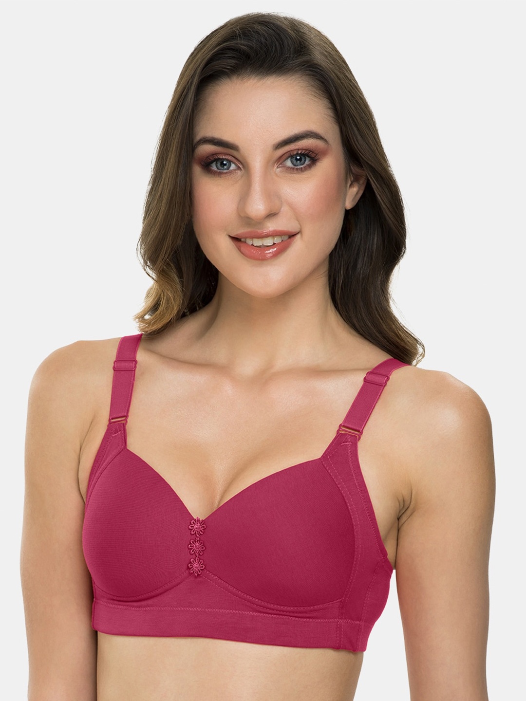 

Tweens Cotton Bra Full Coverage Lightly Padded-TLW-320-WIN, Maroon