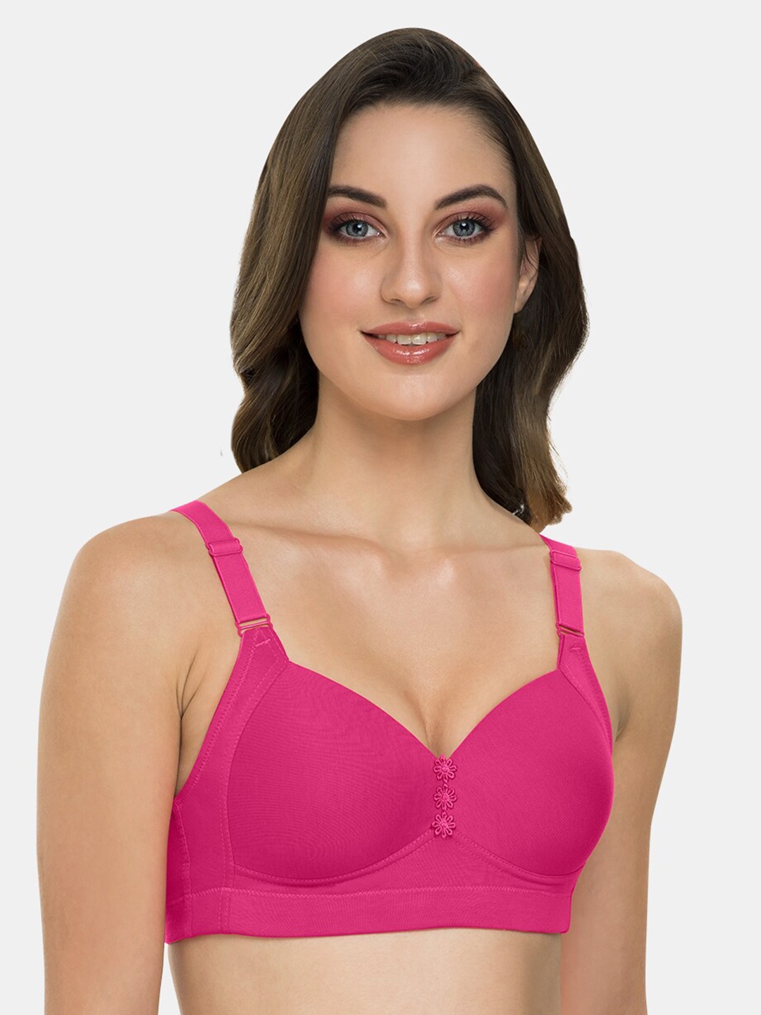 

Tweens Full Coverage Lightly Padded Minimizer Bra All Day Comfort, Pink